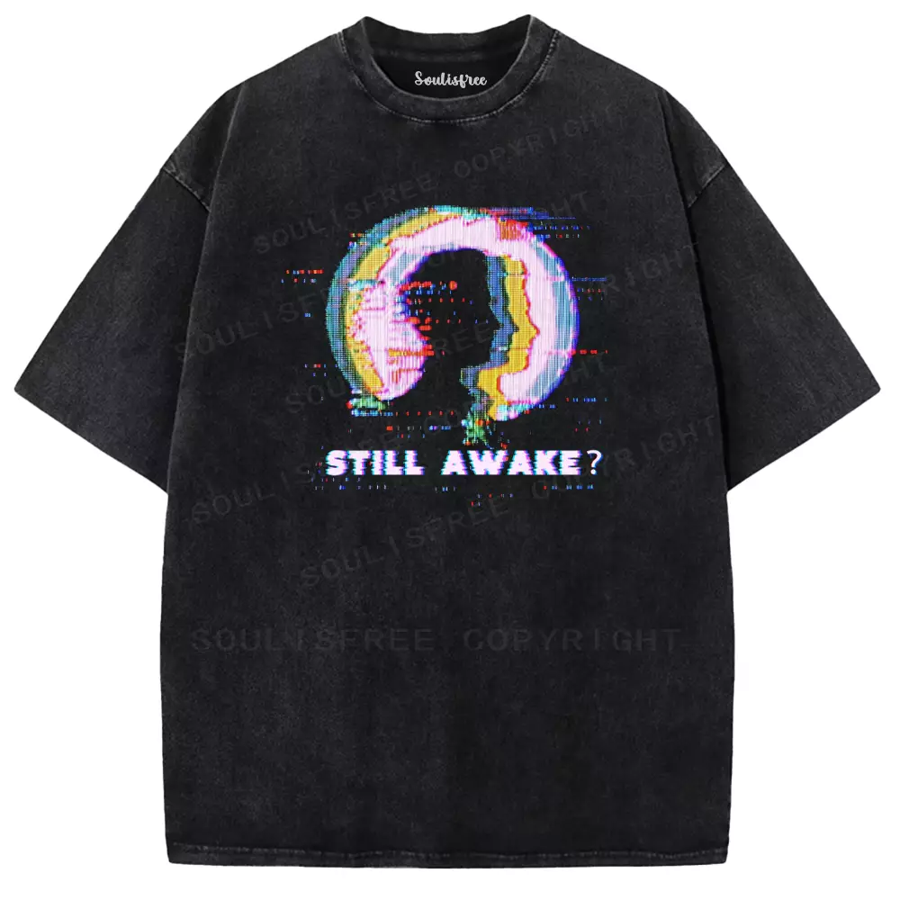 Soulisfree  Mind Trapped Awake Washed Tee