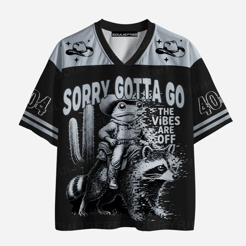Soulisfree SORRY GOTTA GO Mesh Jersey