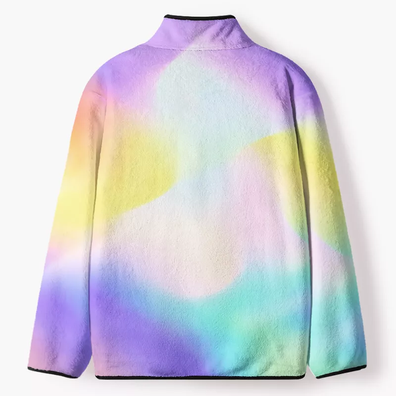 Soulisfree  A Mind In Full Color Flannel Zip-Up Jacket