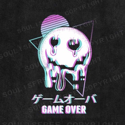 Soulisfree GAME OVER Washed Tee