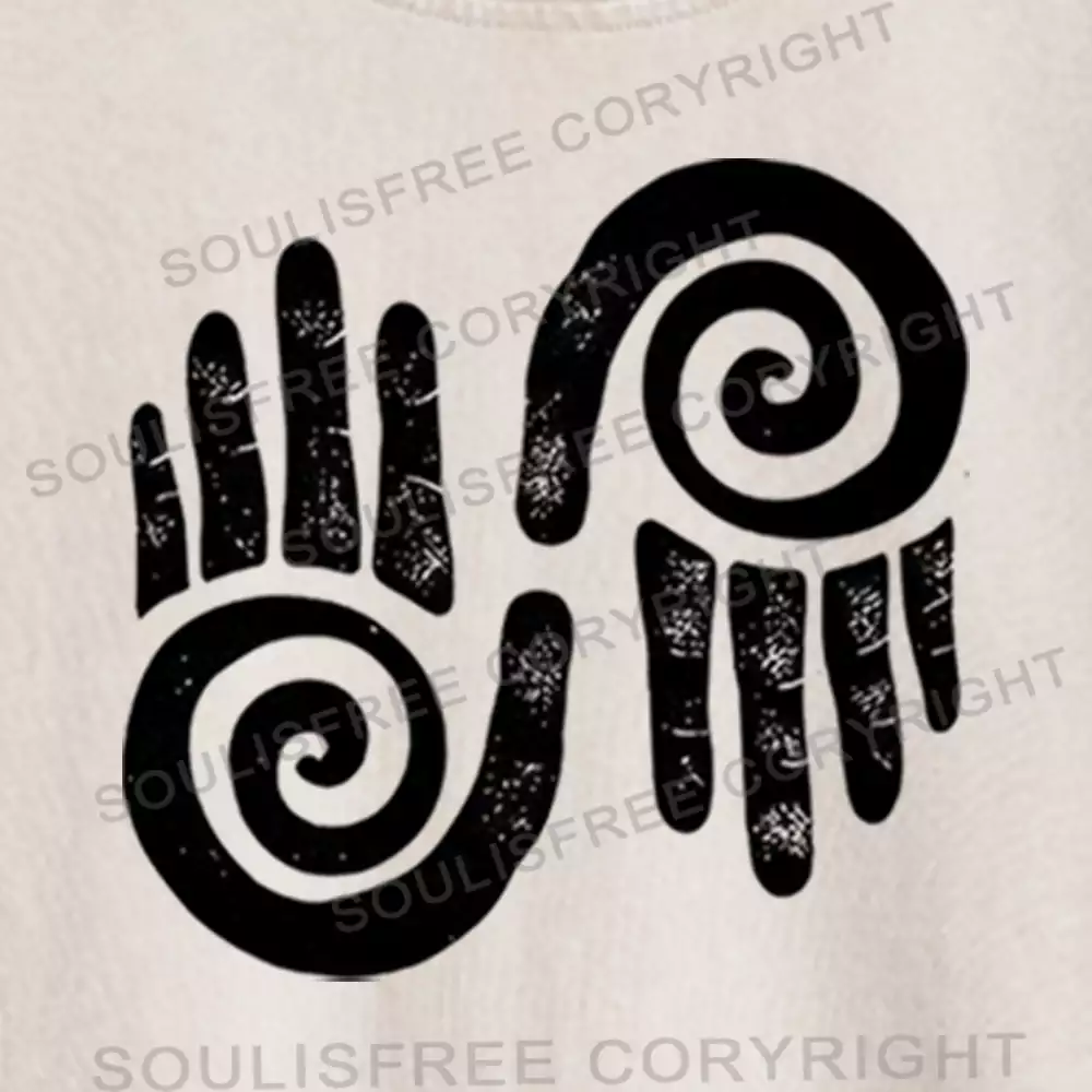 Life's Eternal Flow Washed Crop T-shirt