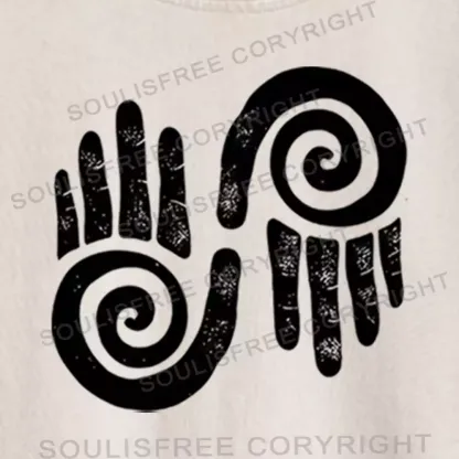 Life's Eternal Flow Washed Crop T-shirt