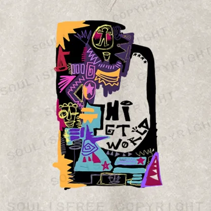 Hi World Fit Washed Sweatshirt