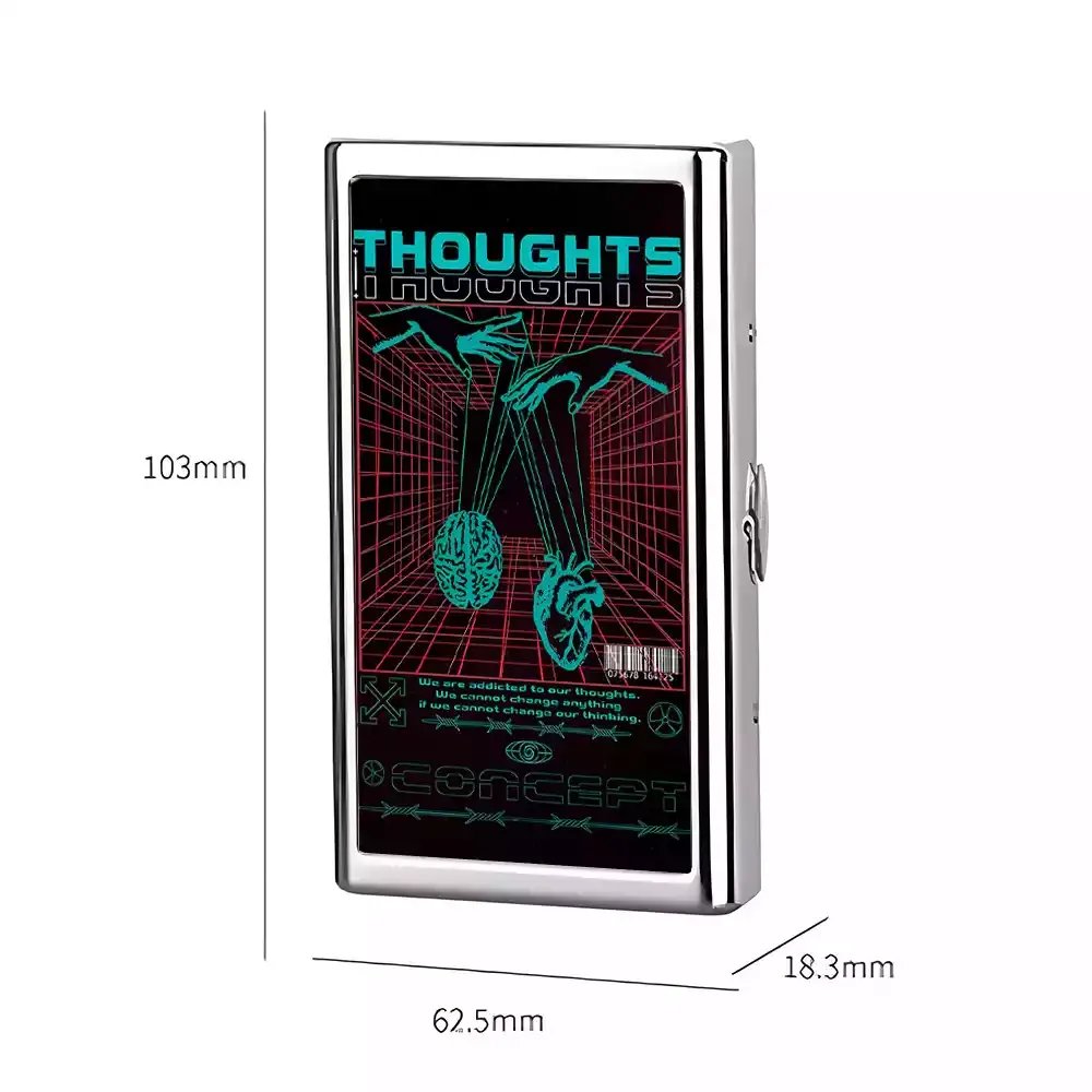 A Clash Of Ideas Cigarette Case