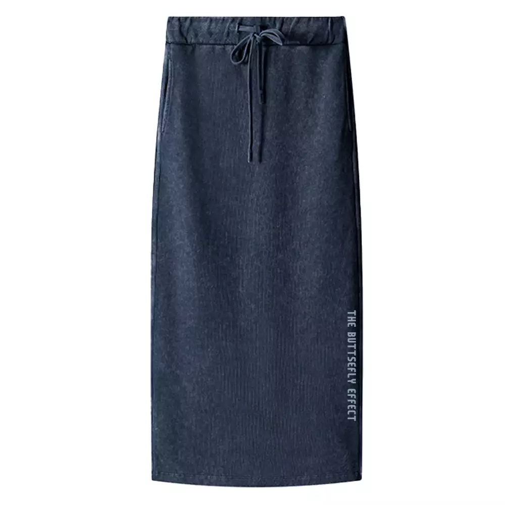 Butterfly Effect Washed A-Line Maxi Skirt