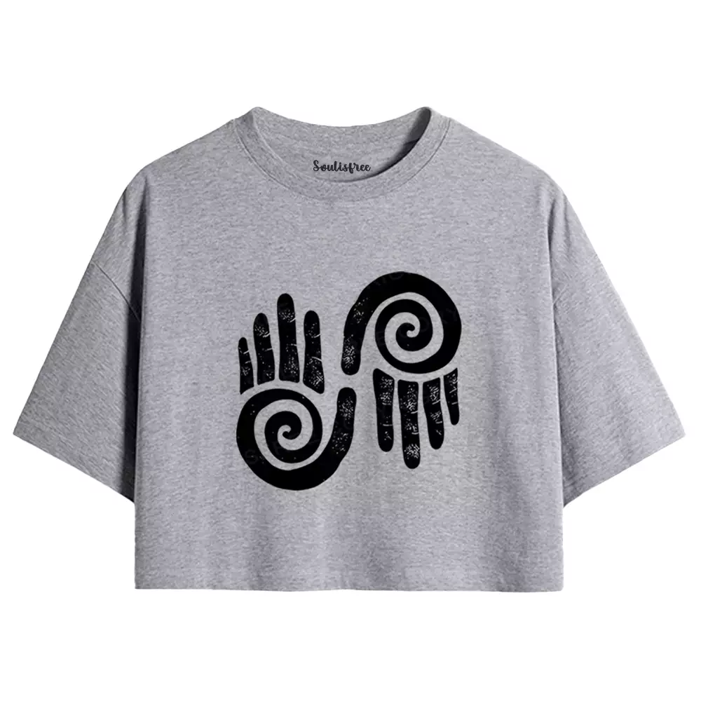 Life's Eternal Flow Crop Top 