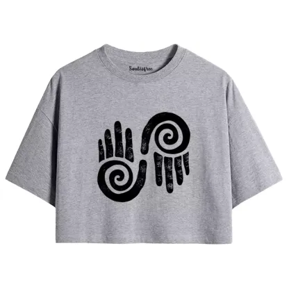 Life's Eternal Flow Crop Top 