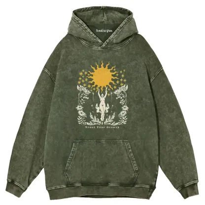 Trust Your Growth Washed Hoodie