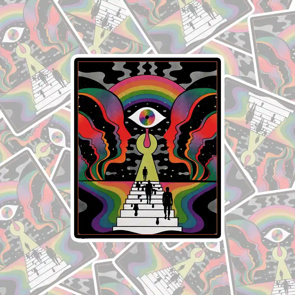 Step Into the Mind 1PCS Stickers