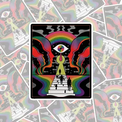 Step Into the Mind 1PCS Stickers