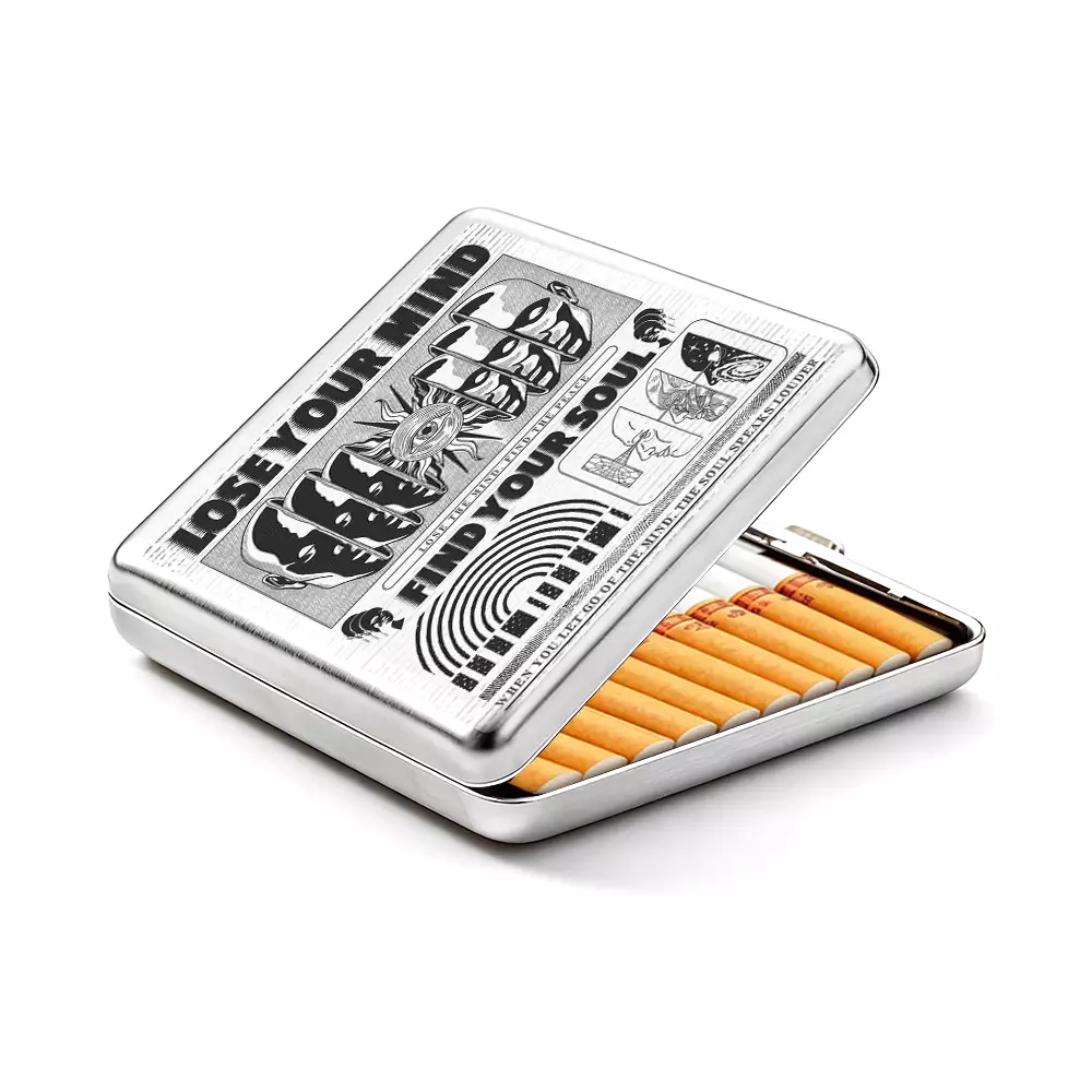 Soulisfree Lose Mind, Find Soul Metal Pocket Case