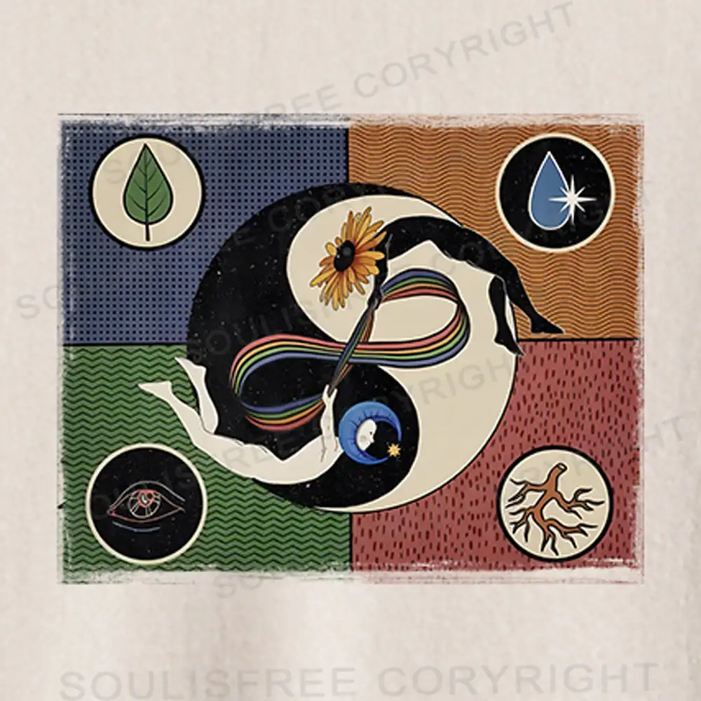 Day Or Night Basic Washed T-shirt