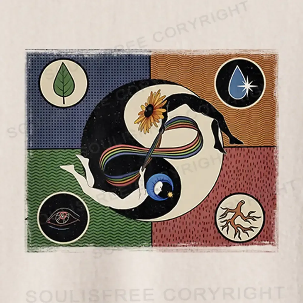 Day Or Night Basic Washed T-shirt