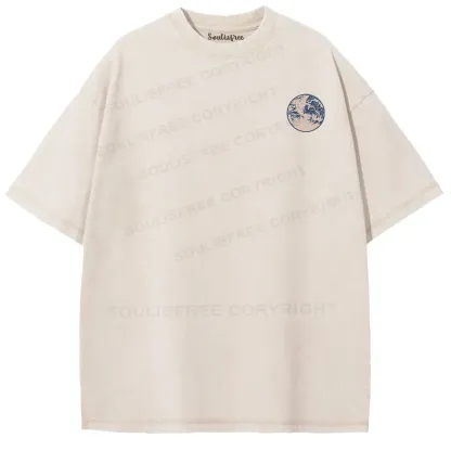 You Are Here Washed Space T-shirt