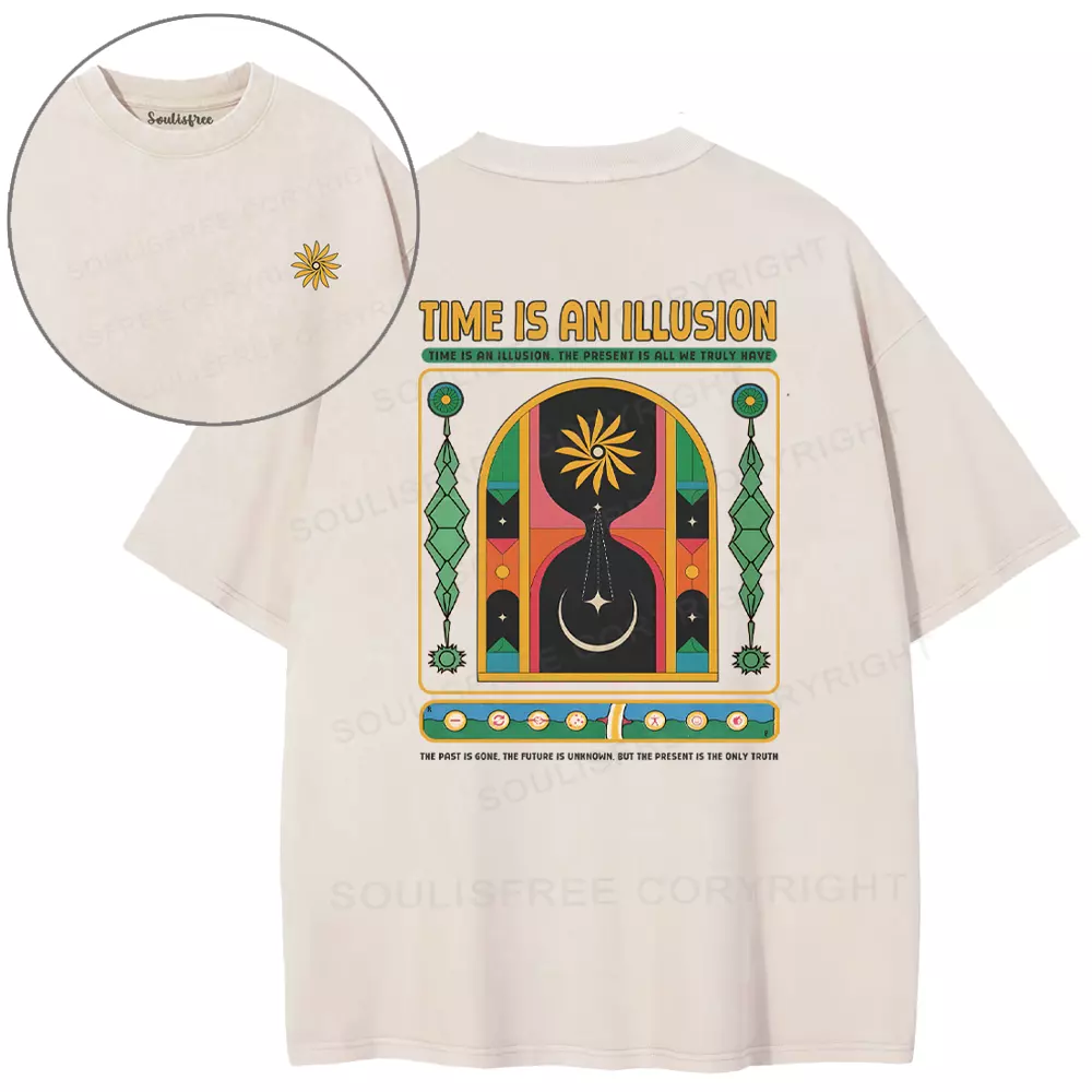 Time Is an Illusion Washed T-shirt
