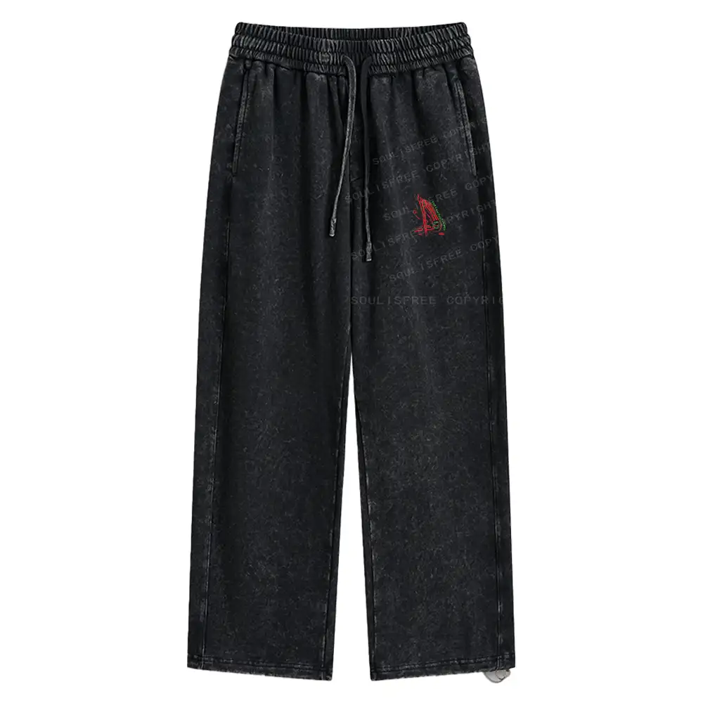 The Low End Theory Washed Baggy Sweatpants