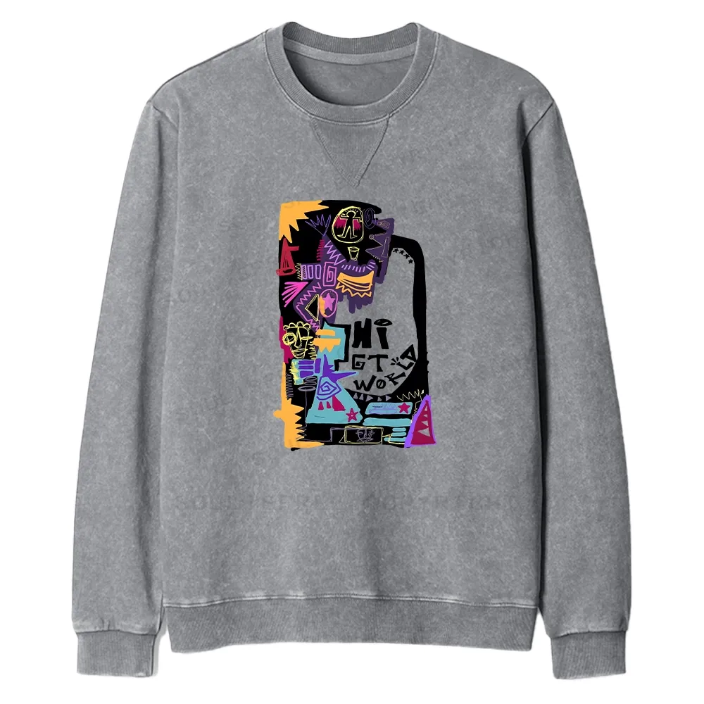 Hi World Fit Washed Sweatshirt