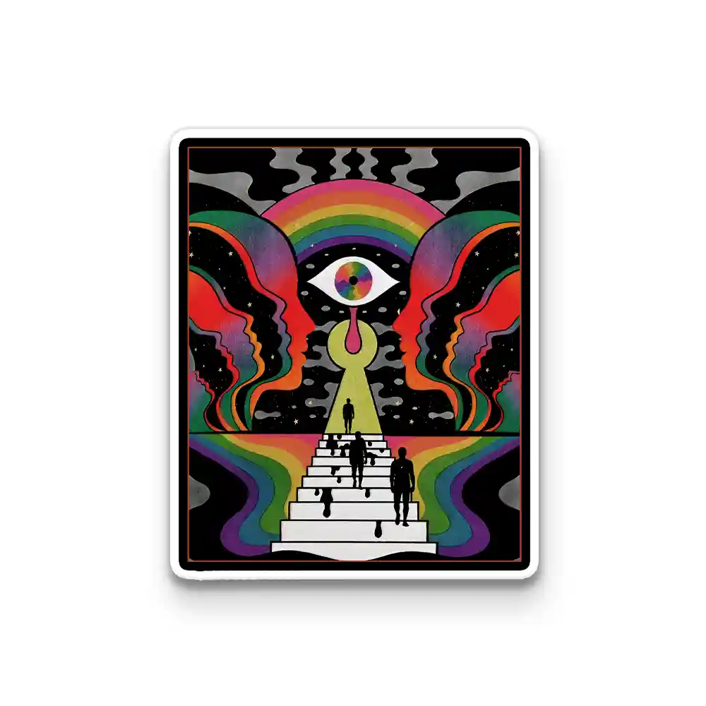 Step Into the Mind 1PCS Stickers