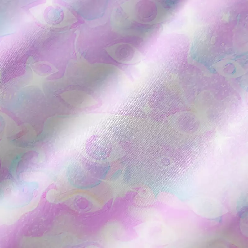 Soulisfree Aura Gradient Third Eye Square Neck Maxi Dress