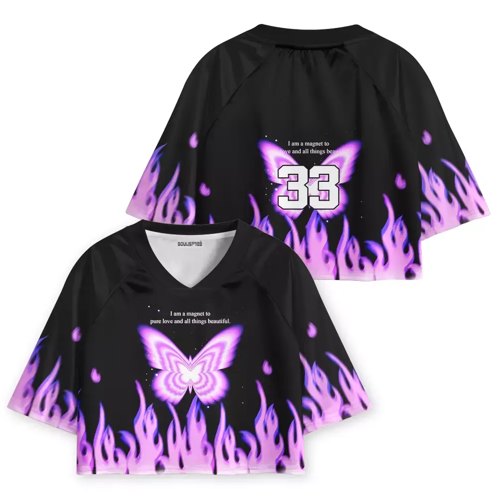 Soulisfree All Things Beautiful Cropped Jersey