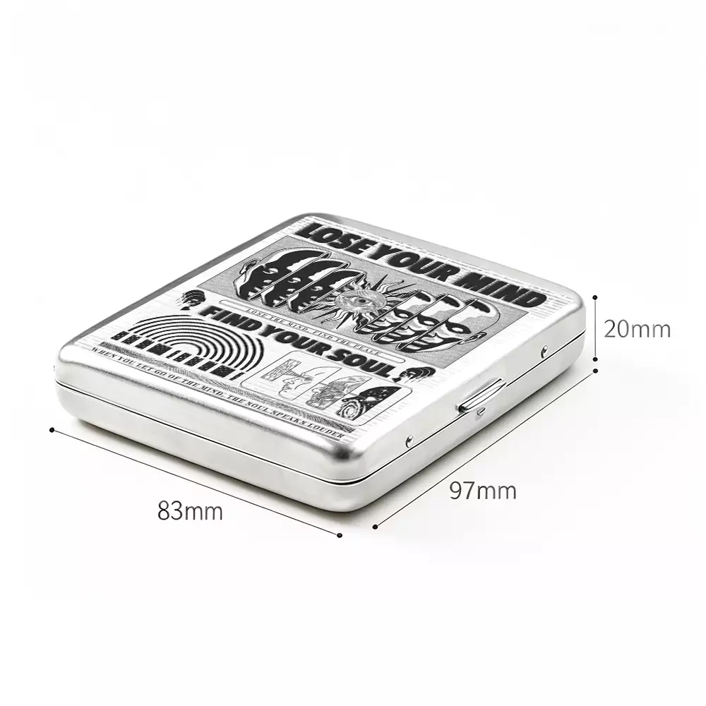 Soulisfree Lose Mind, Find Soul Metal Pocket Case