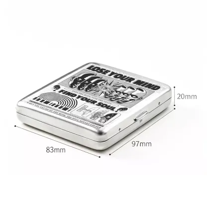 Soulisfree Lose Mind, Find Soul Metal Pocket Case