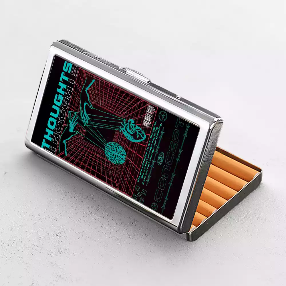 A Clash Of Ideas Cigarette Case