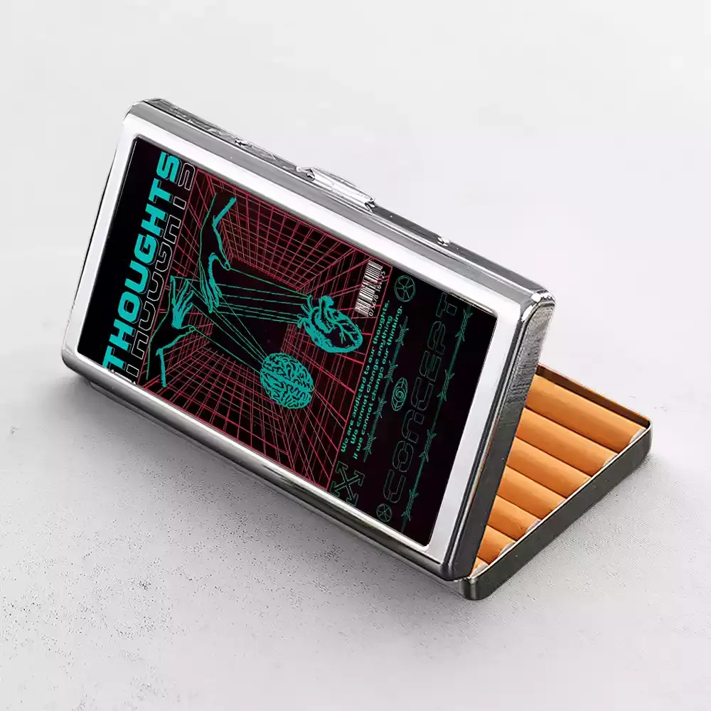 A Clash Of Ideas Cigarette Case
