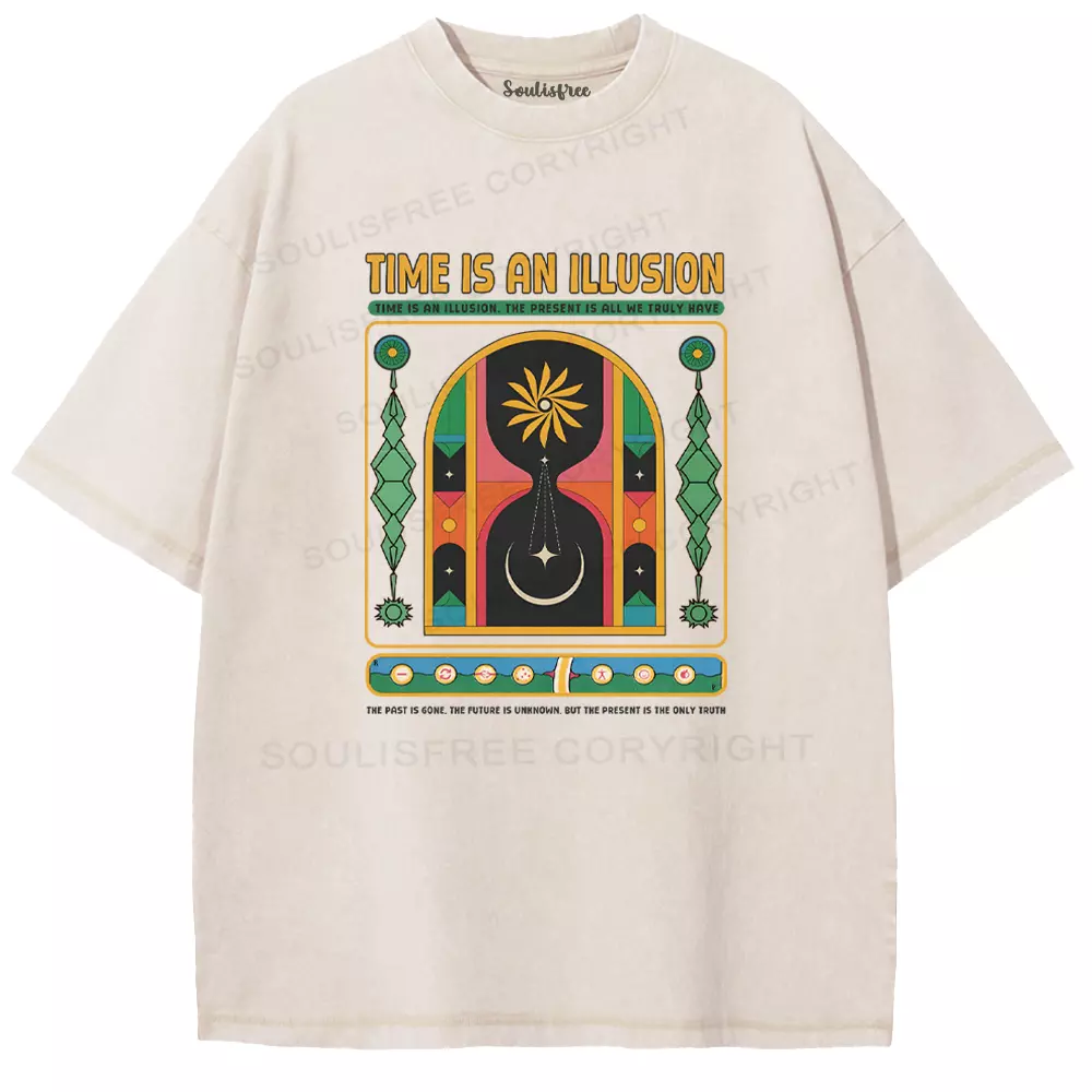 Time Is an Illusion Washed T-shirt