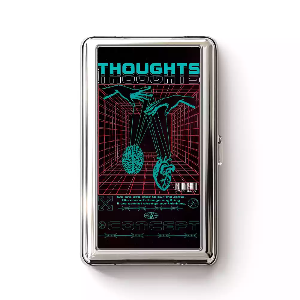 A Clash Of Ideas Cigarette Case