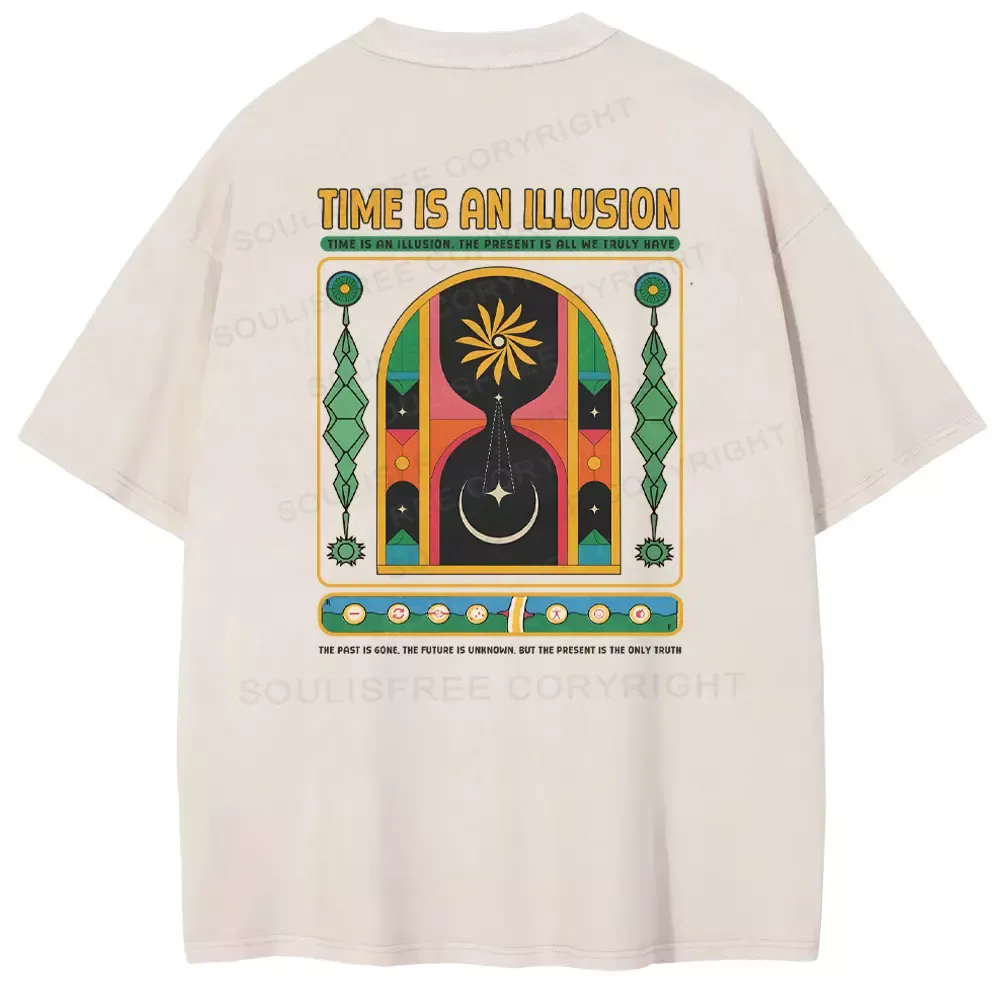 Time Is an Illusion Washed T-shirt