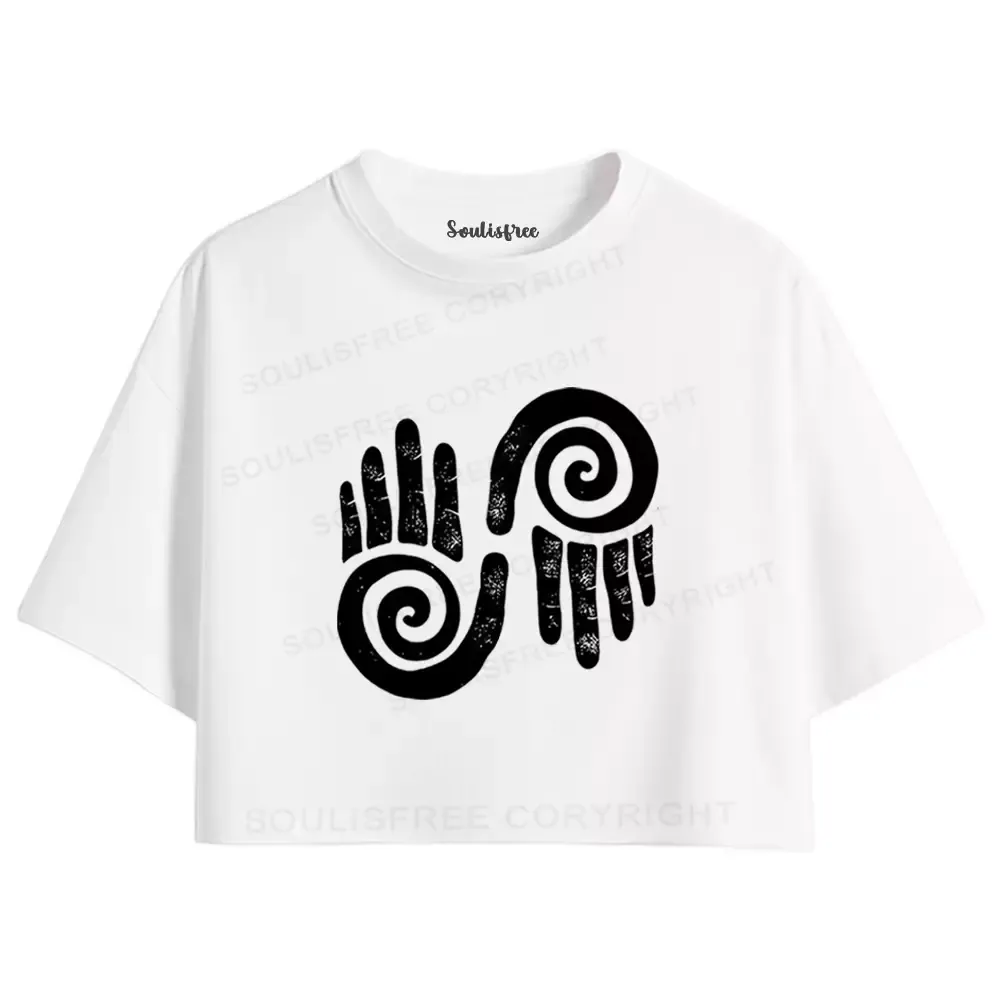 Life's Eternal Flow Crop Top 