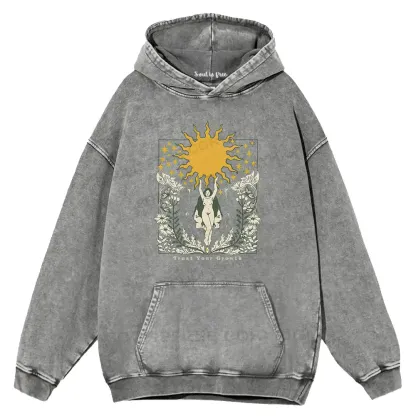 Trust Your Growth Washed Hoodie