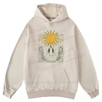 Trust Your Growth Washed Hoodie