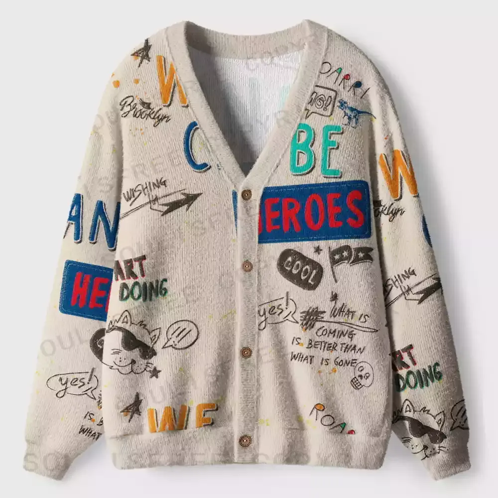 Words and Wonders Ugly Cardigan Sweaters
