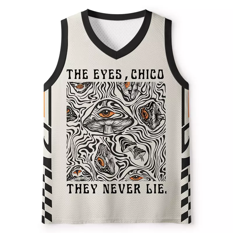 Soulisfree Eyes Never Lie Mushroom Mesh Tank