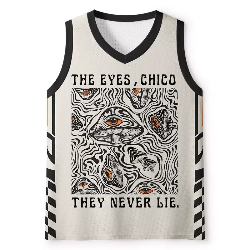 Designed Soulisfree Eyes Never Lie Mushroom Mesh Tank