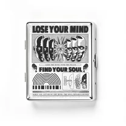 Soulisfree Lose Mind, Find Soul Metal Pocket Case