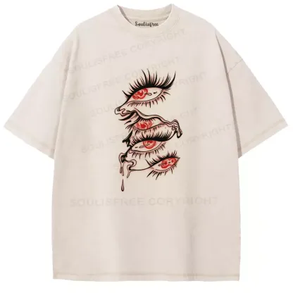 Awaken Your Fourth Eye Washed T-shirt