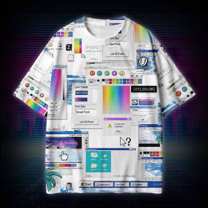 Soulisfree  DREAM.EXE Cotton Tee
