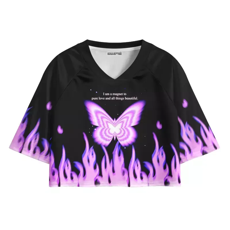 Designed Soulisfree All Things Beautiful Cropped Jersey