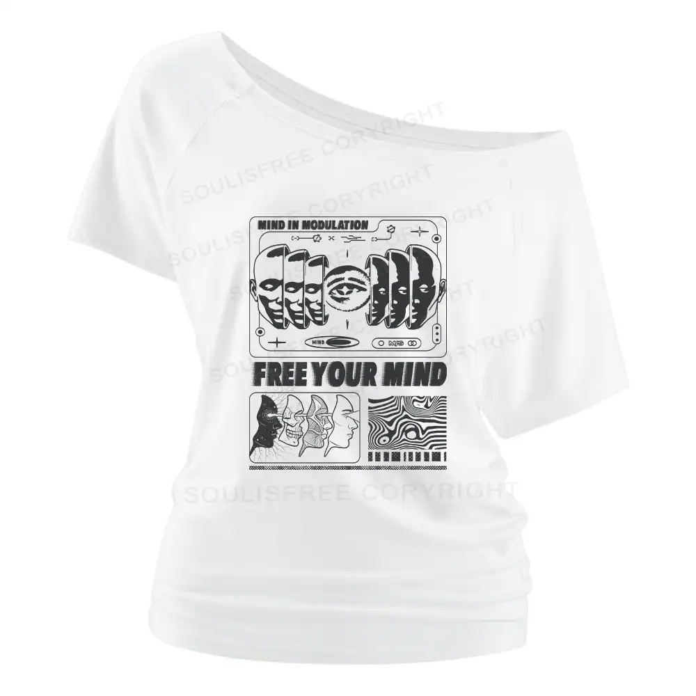 Free Your Mind Off Shoulder Top