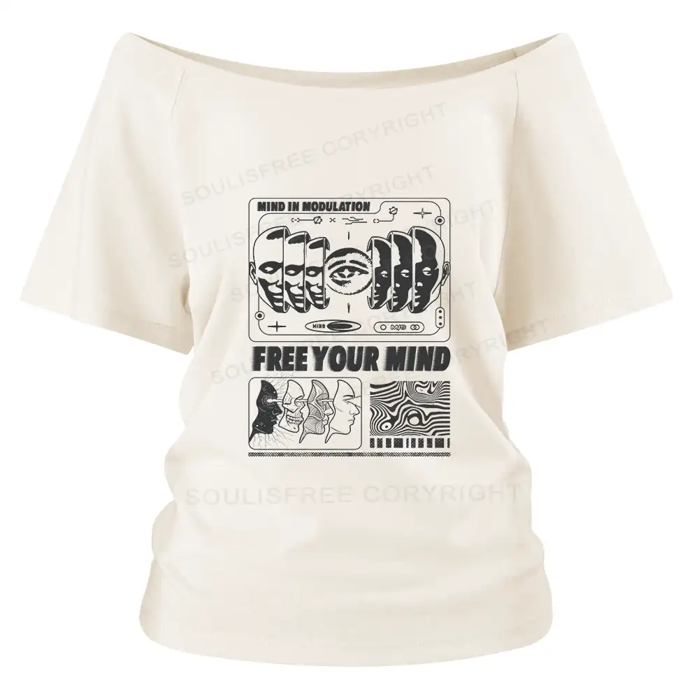Free Your Mind Off Shoulder Top
