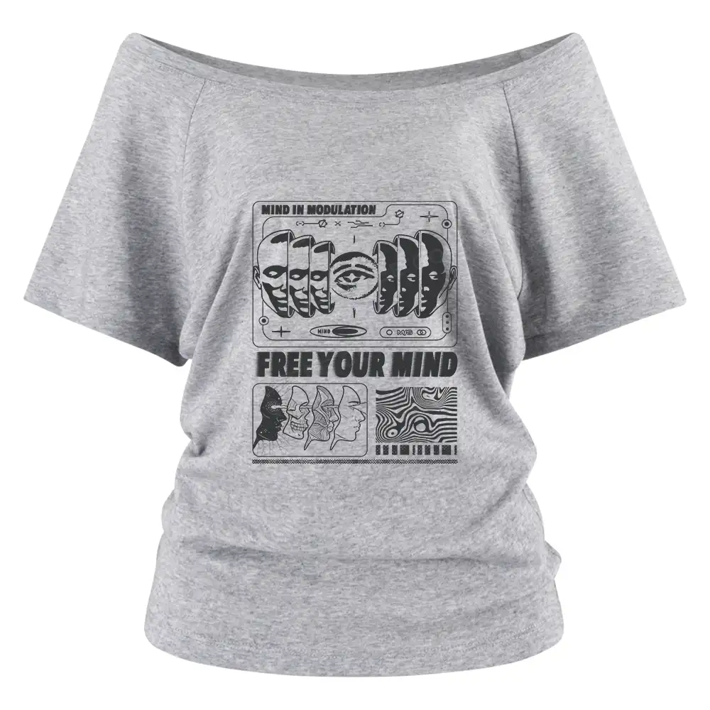 Free Your Mind Off Shoulder Top