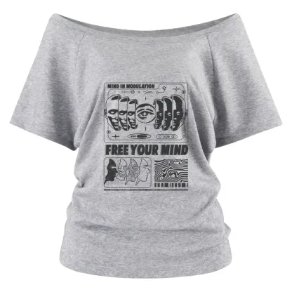Free Your Mind Off Shoulder Top