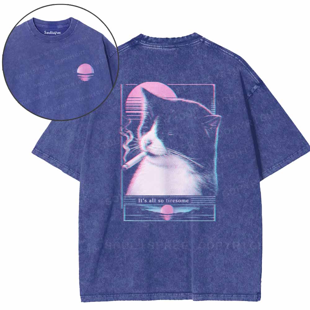 Soulisfree  It's All So Tiresome Washed Tee