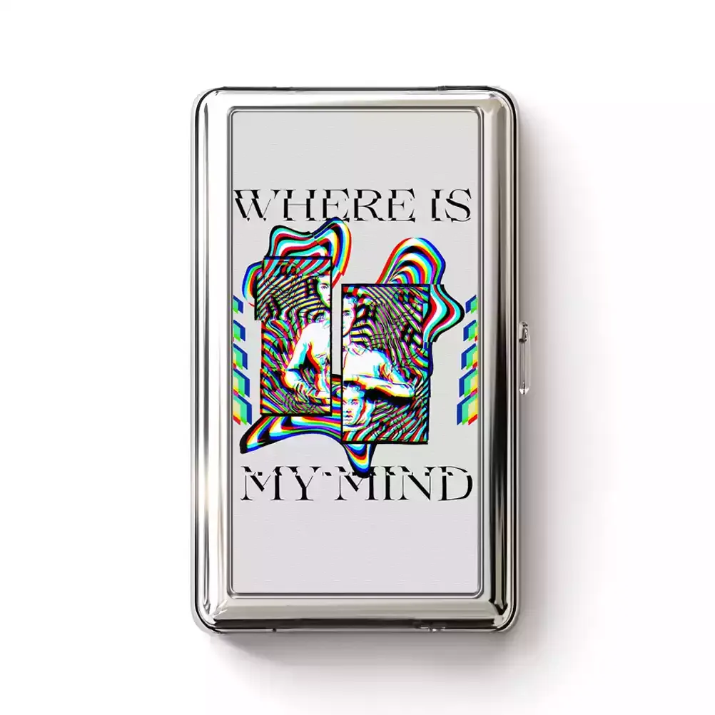 Designed Soulisfree Mind Distortion Metal Pocket Case