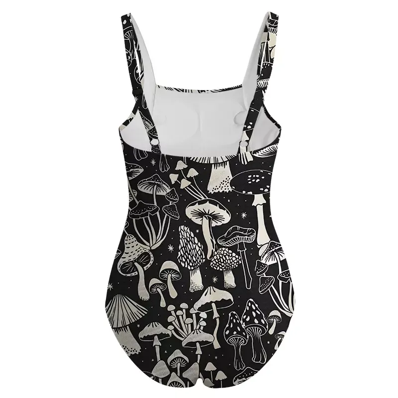 Soulisfree Mystic Mushroom Forest One‑Piece Swimsuit