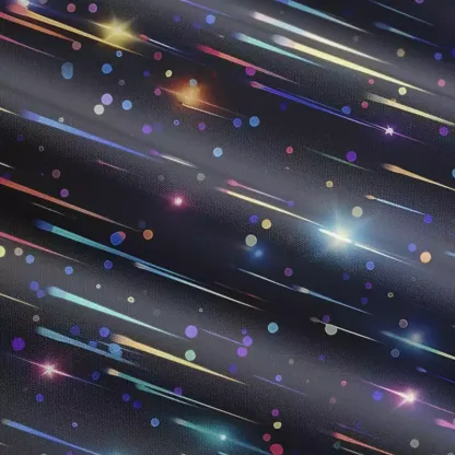 Soulisfree Neon Meteor Shower Galaxy Maxi Dress – Bow Strap