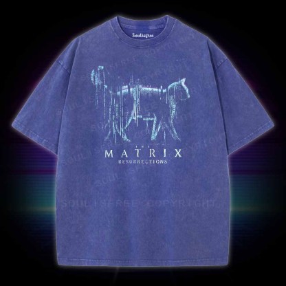 Soulisfree Digital Cat Washed Tee
